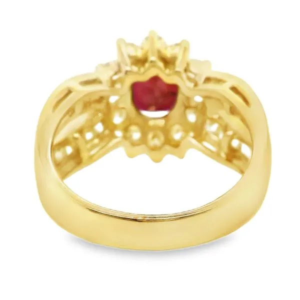 Estate 18K Yellow Gold Diamond Fashion Ring Image 3 Koerbers Fine Jewelry Inc New Albany, IN