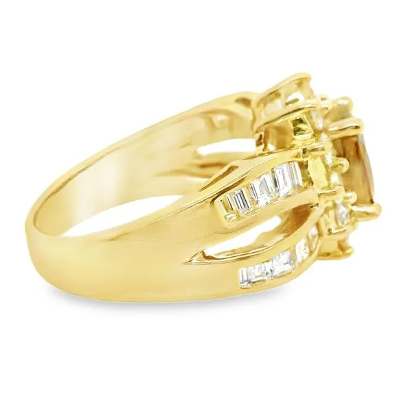 Estate 18K Yellow Gold Diamond Fashion Ring Image 4 Koerbers Fine Jewelry Inc New Albany, IN