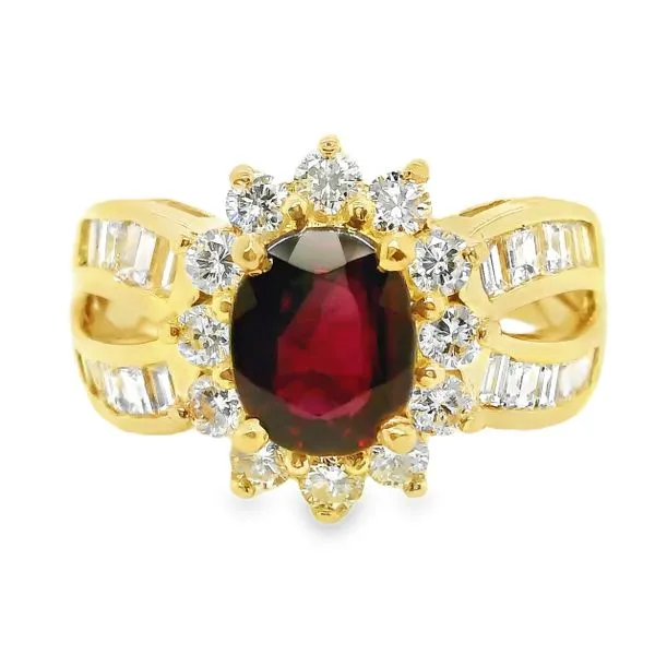 Estate 18K Yellow Gold Diamond Fashion Ring Koerbers Fine Jewelry Inc New Albany, IN