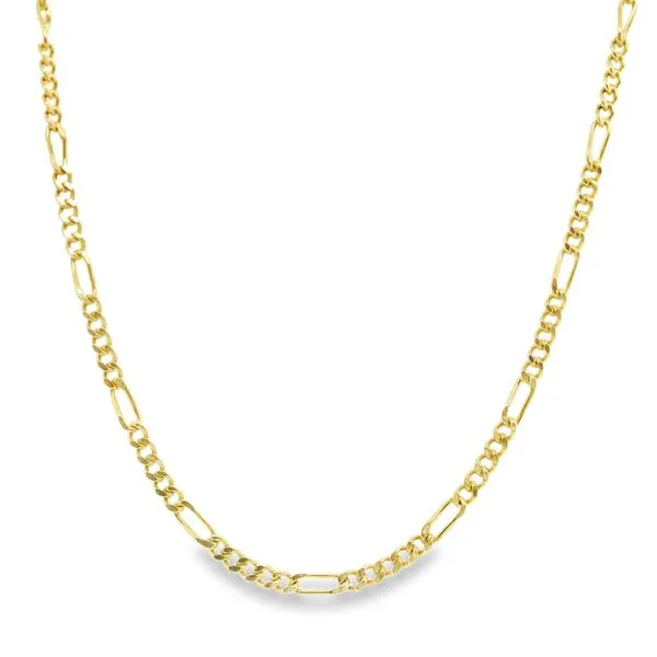 Estate 14K Yellow Gold Figaro Chain 24