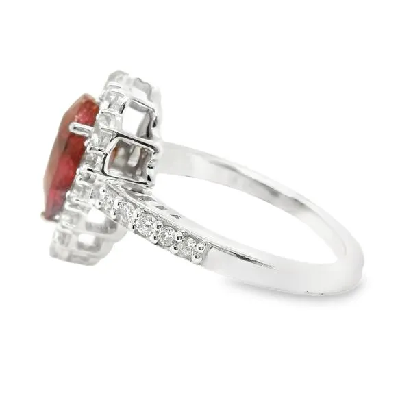 Estate 14K White Gold Ruby Fashion Ring Image 2 Koerbers Fine Jewelry Inc New Albany, IN
