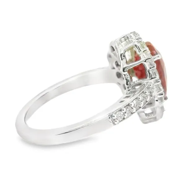 Estate 14K White Gold Ruby Fashion Ring Image 4 Koerbers Fine Jewelry Inc New Albany, IN