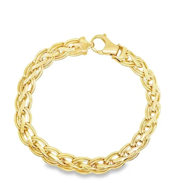 Estate 14K Yellow Gold Fancy Link Bracelet Koerbers Fine Jewelry Inc New Albany, IN
