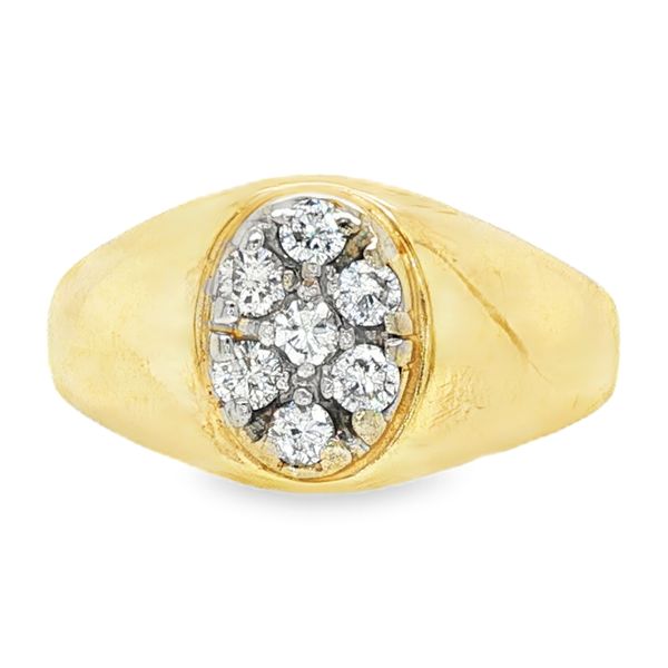 Estate 14K Yellow Gold Diamond Gents Fashion Ring Koerbers Fine Jewelry Inc New Albany, IN