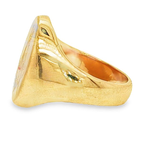 Estate 14K Yellow Gold Signet Fashion Ring Image 2 Koerbers Fine Jewelry Inc New Albany, IN
