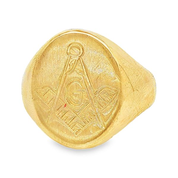 Estate 14K Yellow Gold Signet Fashion Ring Koerbers Fine Jewelry Inc New Albany, IN