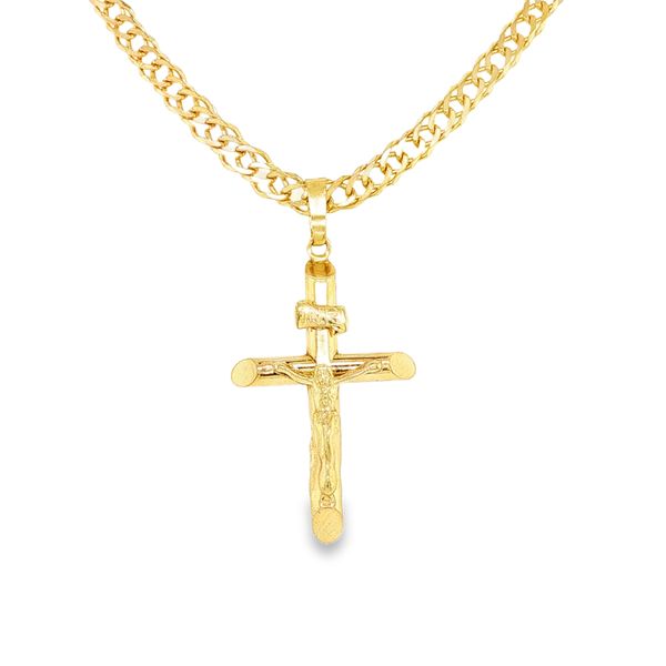 Estate 14K Yellow Gold Cross Necklace Koerbers Fine Jewelry Inc New Albany, IN