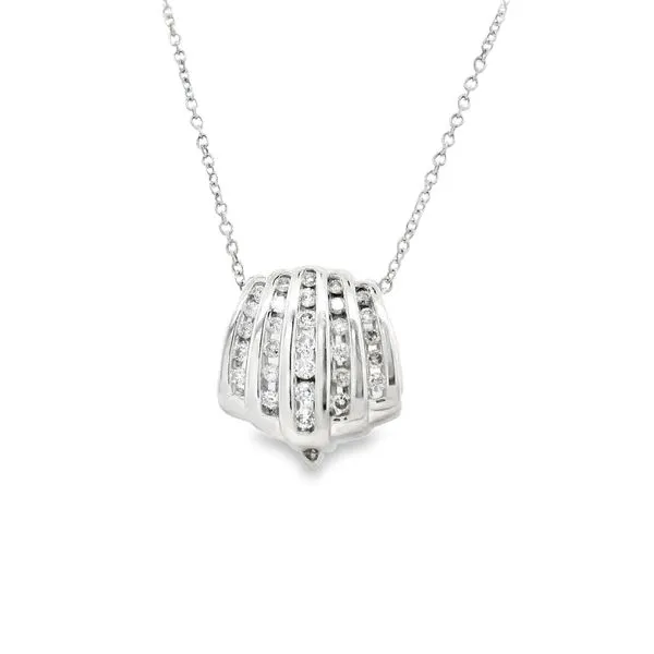 Estate 14K White Gold Diamond Pendant Koerbers Fine Jewelry Inc New Albany, IN