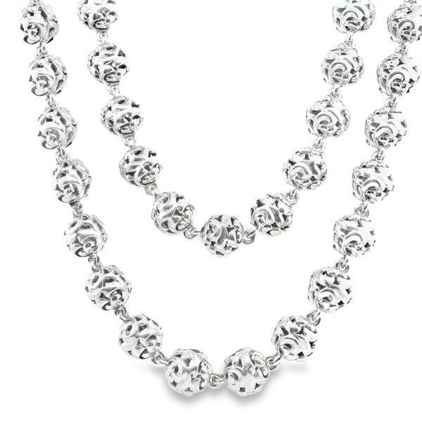 Estate Sterling Silver Beaded Chain Koerbers Fine Jewelry Inc New Albany, IN