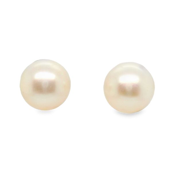 Estate 18K Yellow Gold Pearl Stud Earrings Koerbers Fine Jewelry Inc New Albany, IN