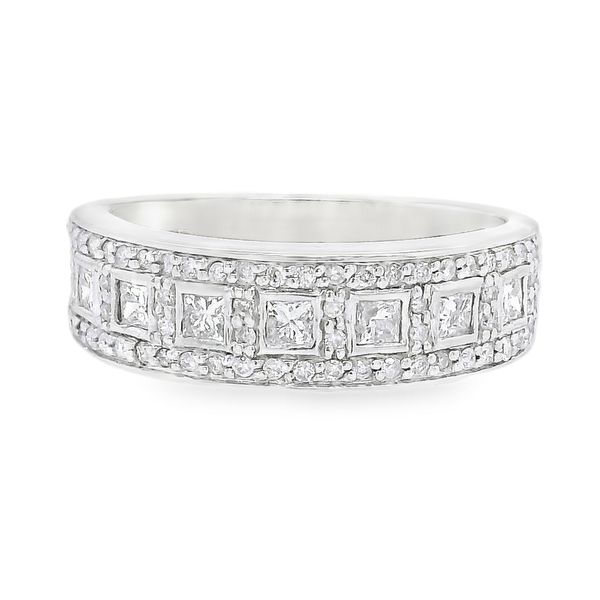 Estate 14K White Gold Diamond Band Koerbers Fine Jewelry Inc New Albany, IN