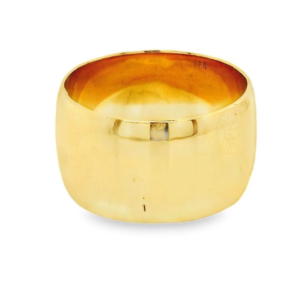 14K Yellow Gold Cigar Band Koerbers Fine Jewelry Inc New Albany, IN
