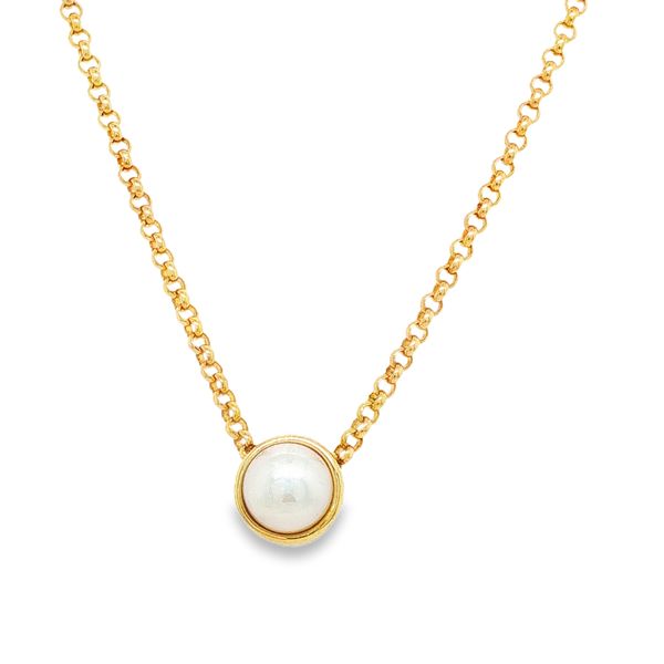 Estate 14K Yellow Gold Pearl Necklace Koerbers Fine Jewelry Inc New Albany, IN