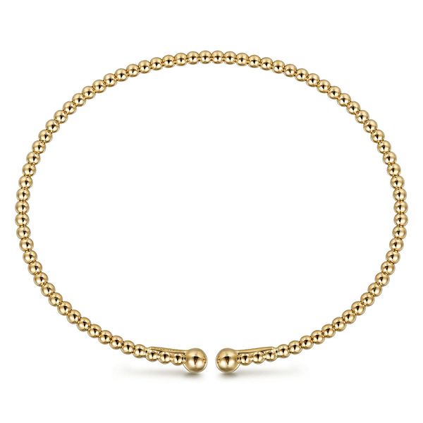 Estate 14K Yellow Gold Open Banded Bangle Bracelet Image 3 Koerbers Fine Jewelry Inc New Albany, IN