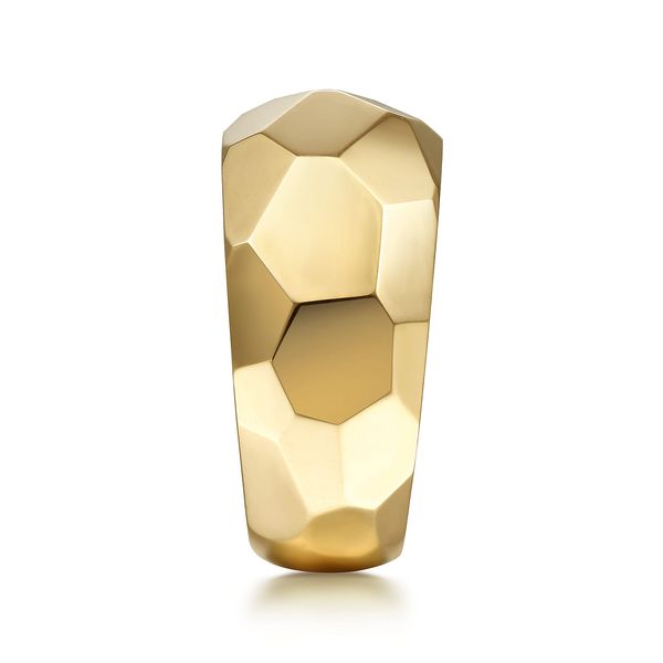 Estate 14K Yellow Gold Hammered Puff Ring Image 4 Koerbers Fine Jewelry Inc New Albany, IN