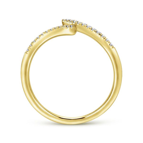Estate 14K Yellow Gold Open Wrap Diamond Ring Image 2 Koerbers Fine Jewelry Inc New Albany, IN
