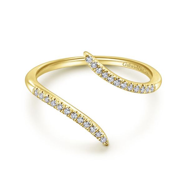 Estate 14K Yellow Gold Open Wrap Diamond Ring Koerbers Fine Jewelry Inc New Albany, IN