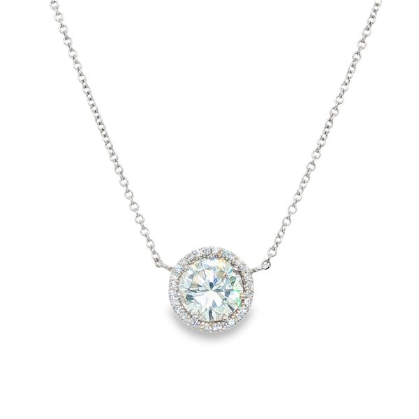 Estate 18K White Gold Diamond Pendant Koerbers Fine Jewelry Inc New Albany, IN
