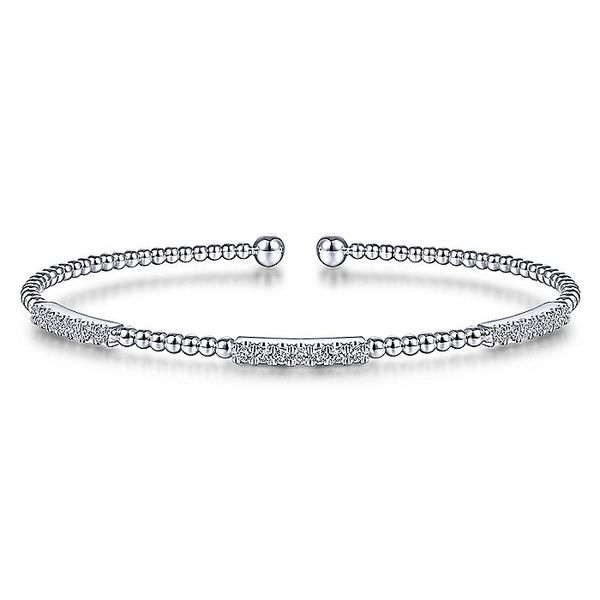 Estate 14K White Gold Diamond Fashion Bangle Bracelet Koerbers Fine Jewelry Inc New Albany, IN