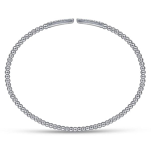 14K White Gold Diamond Fashion Bangle Image 2 Koerbers Fine Jewelry Inc New Albany, IN