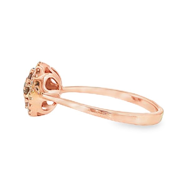 Estate 14K Rose Gold Champagne Diamond Fashion Ring Image 2 Koerbers Fine Jewelry Inc New Albany, IN