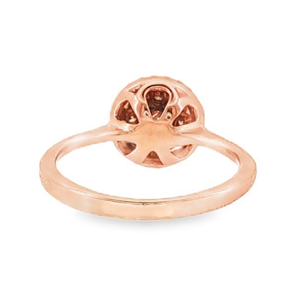 Estate 14K Rose Gold Champagne Diamond Fashion Ring Image 3 Koerbers Fine Jewelry Inc New Albany, IN