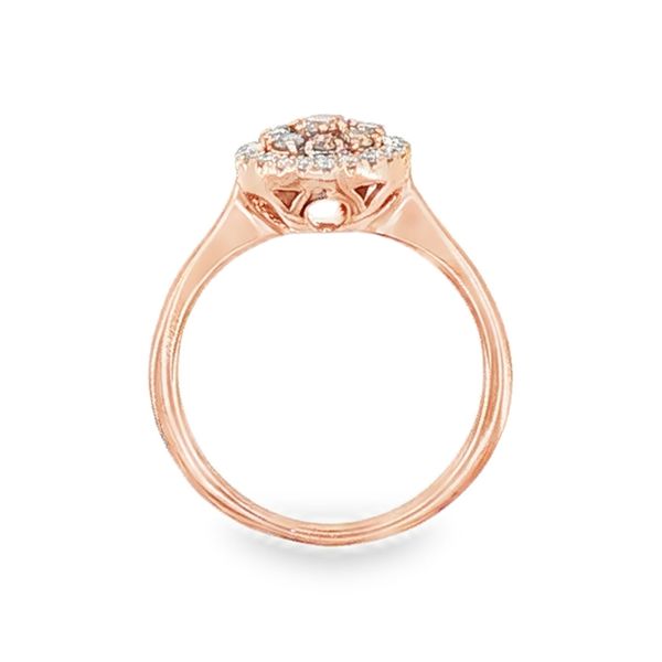 Estate 14K Rose Gold Champagne Diamond Fashion Ring Image 4 Koerbers Fine Jewelry Inc New Albany, IN