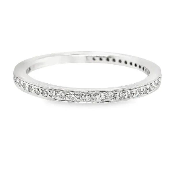 Estate 14K White Gold Diamond Wedding Band Koerbers Fine Jewelry Inc New Albany, IN