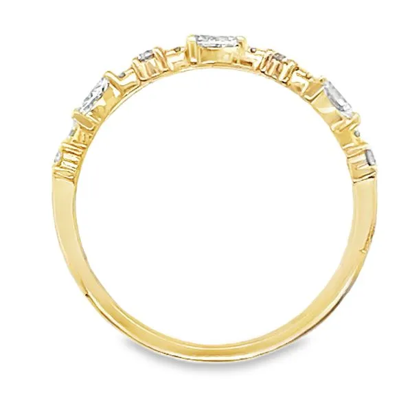 Estate 14K Yellow Gold Diamond Wedding Band 0.52 CTW Image 3 Koerbers Fine Jewelry Inc New Albany, IN