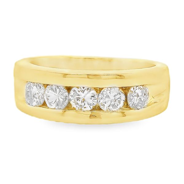 Estate 14K Yellow Gold Diamond Mens Band Koerbers Fine Jewelry Inc New Albany, IN