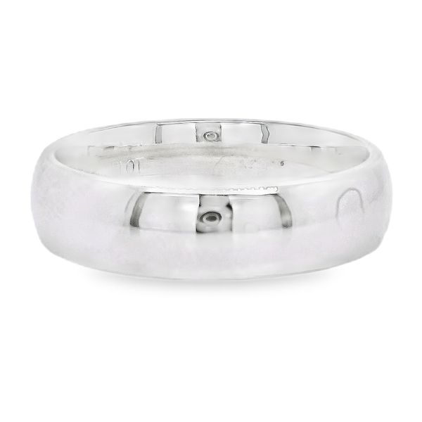 Estate 14K White Gold Comfort Grip Mens Band Koerbers Fine Jewelry Inc New Albany, IN