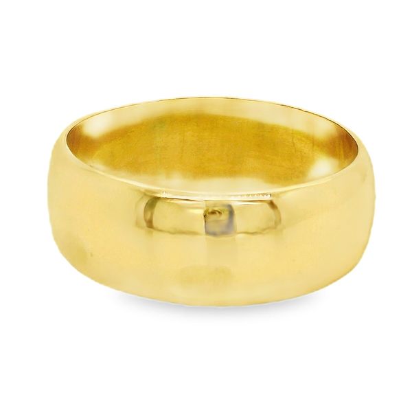 Estate Gents Classic Polished Yellow Gold Domed Wedding Band Koerbers Fine Jewelry Inc New Albany, IN