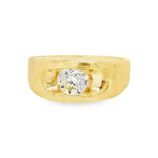 Estate 14K Yellow Gold Diamond Gents Wedding Ring Koerbers Fine Jewelry Inc New Albany, IN