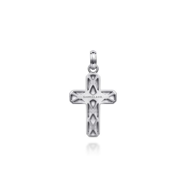925 Sterling Silver Cross Pendant Image 2 Koerbers Fine Jewelry Inc New Albany, IN