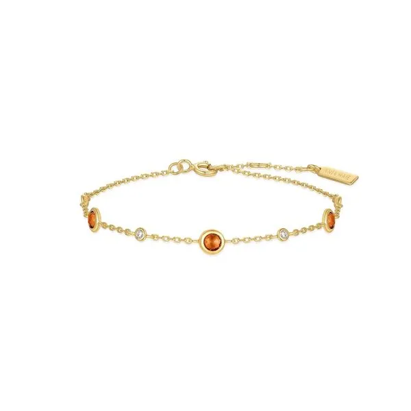 Gold Nano Gem Station Bracelet Koerbers Fine Jewelry Inc New Albany, IN