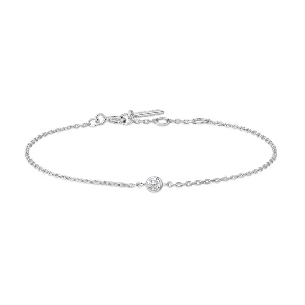 Silver Sparkle Bezel Bracelet Koerbers Fine Jewelry Inc New Albany, IN