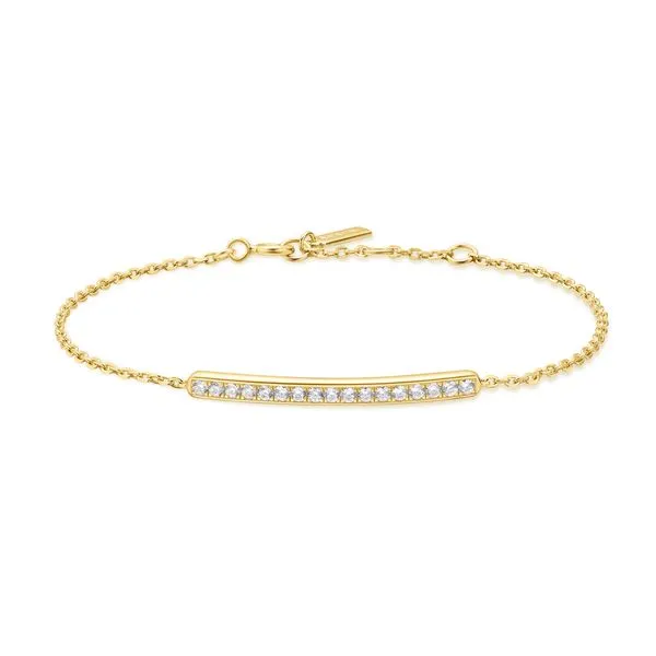 Gold Pavé Bar Bracelet Koerbers Fine Jewelry Inc New Albany, IN