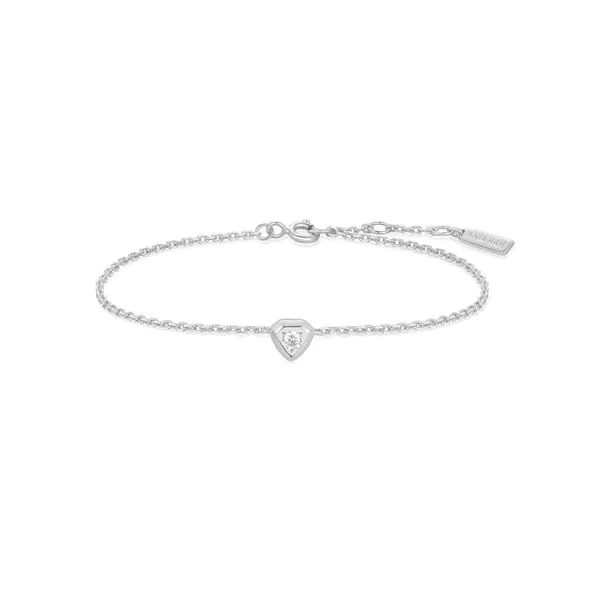 Silver Sparkling Tiny Shield Bracelet Koerbers Fine Jewelry Inc New Albany, IN