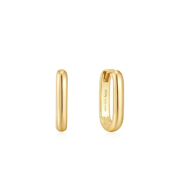 Gold Oval Hoop Earrings Koerbers Fine Jewelry Inc New Albany, IN