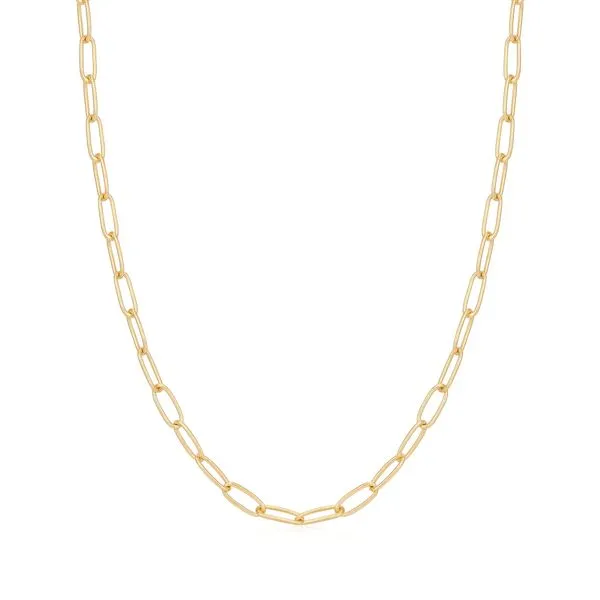 Gold Link Charm Chain Necklace Koerbers Fine Jewelry Inc New Albany, IN