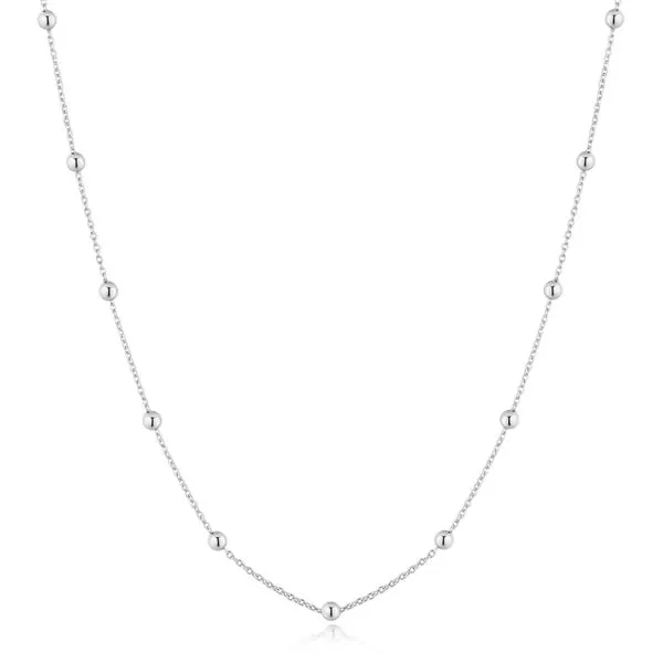 Silver Beaded Chain Necklace Koerbers Fine Jewelry Inc New Albany, IN