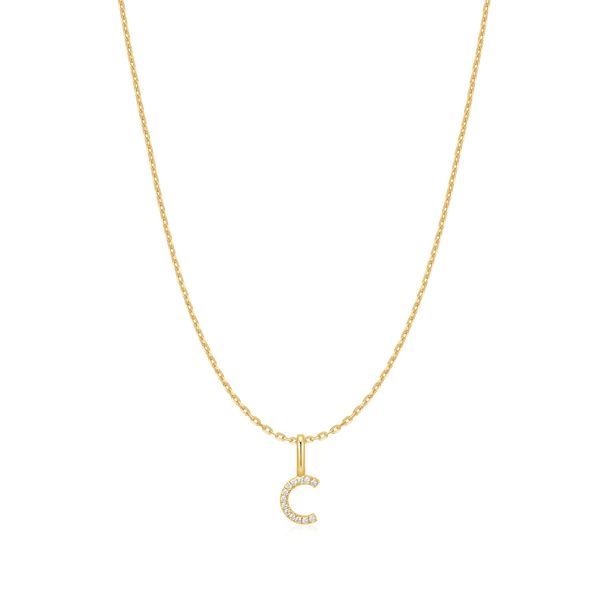 Gold Letter C Initial Necklace Koerbers Fine Jewelry Inc New Albany, IN