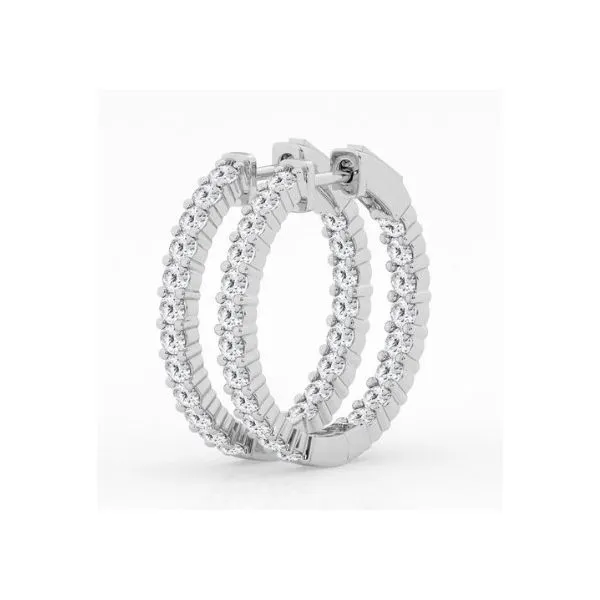 Lab Grown Diamond Earrings Komara Jewelers Canfield, OH