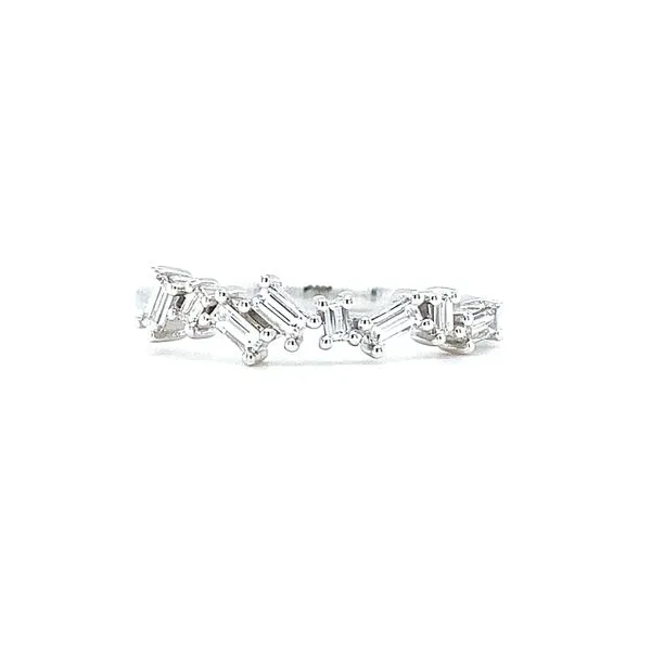 Uneek Eight Baguette Alternating Position Diamond Wedding Band Koser Jewelers Mount Joy, PA