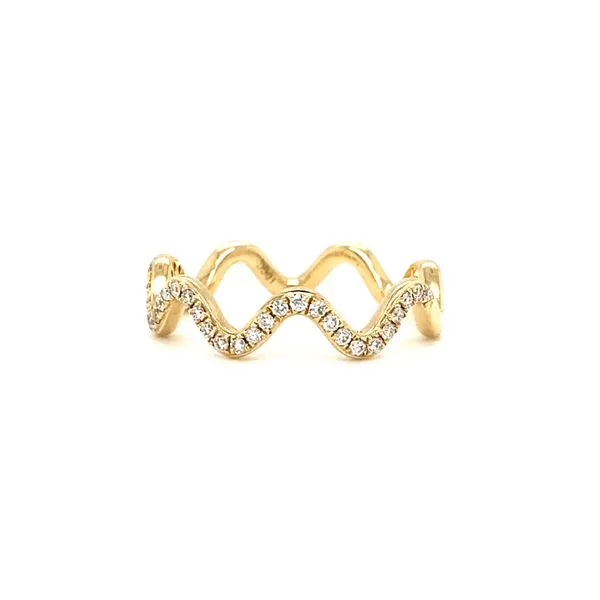 Diamond Wave Stackable Band Koser Jewelers Mount Joy, PA