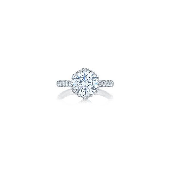 Tacori Petite Crescent Bloom Engagement Ring Mounting Koser Jewelers Mount Joy, PA