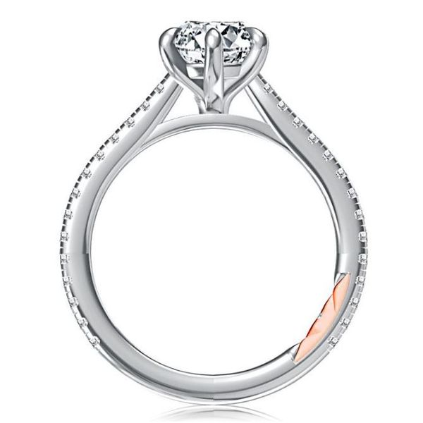 Six Prong Cathedral Diamond Engagement Ring Mounting Image 2 Koser Jewelers Mount Joy, PA