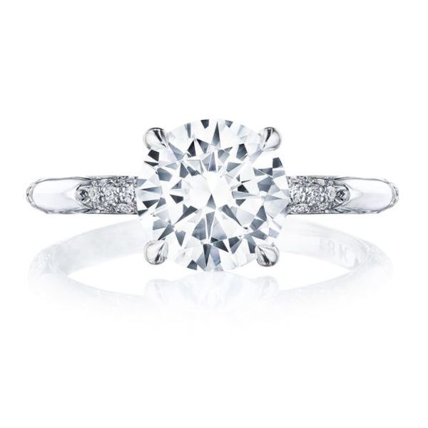 Tacori Pave' Diamond Engagement Ring Mounting Koser Jewelers Mount Joy, PA