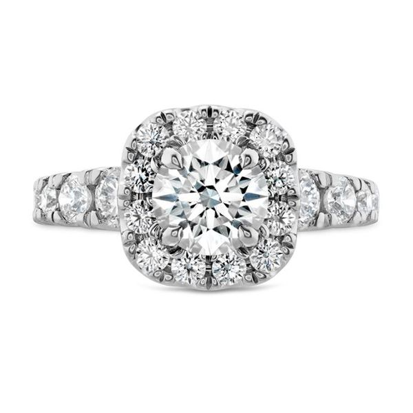 Hearts On Fire Transcend Premier Custom Halo Diamond Engagement Ring Mounting Koser Jewelers Mount Joy, PA