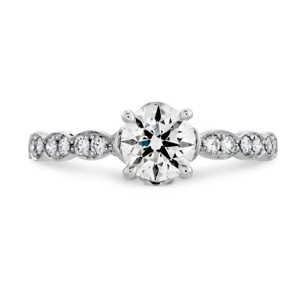 Hearts On Fire Lorelei Floral Diamond Engagement Ring Mounting Koser Jewelers Mount Joy, PA